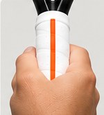 Hand on the orange FS line